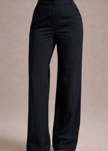 Black Pinstripe formal Trousers
