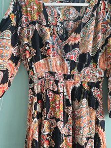Zudio Paisley Print Maxi Dresss