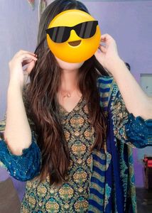 Elegant Printed Kurta , trouser with Dupatta Set