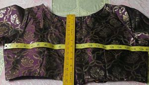 Oomph! Unused blouse brocade