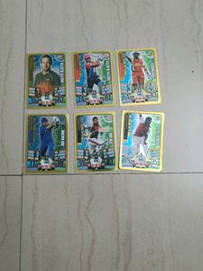 Cricket Attax 2013 Set of 6 Golds.