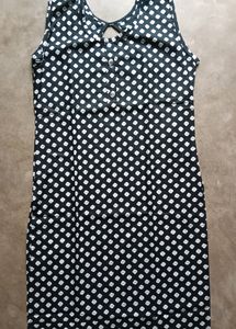 New Black Sleeveless Kurti