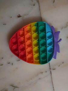 Pop It Shape Strawberry  Colorful  Pop It