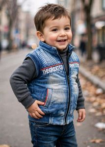 Cute Denim Vest for Toddlers