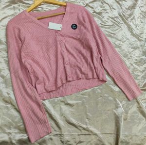 Rosy Pink Drew Cardigan