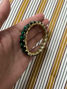 Elegant Emerald Cut Bracelet