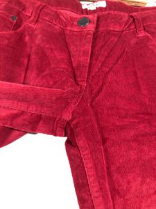 Red Slim Fit Trousers (Women’s)