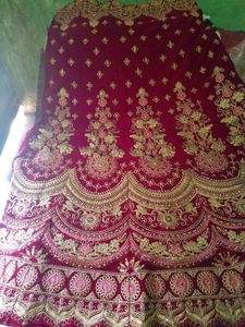 Rani Pink Unstriched Lehenga