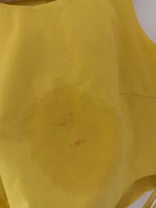 Yellow Sleeveless Crop Top