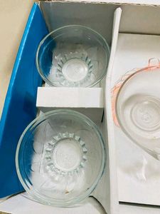 Glass Bowl and Tumbler Set combo