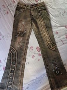 Embellished Flare Y2k VintageJeans