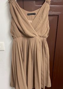 Elegant Beige Dress
