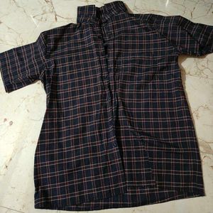 Men's Plaid Short Sleeve Shirt