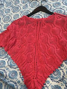Crochet valentine Knit Top