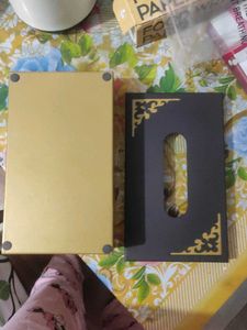Elegant Brown Tissue Box Holder