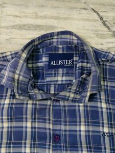 Allister Blue Plaid Short Sleeve Shirt