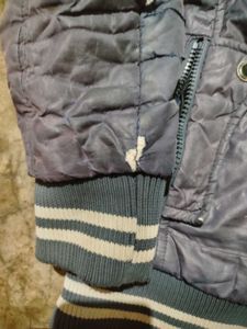Vintage Striped Padded Jacket