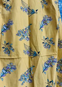 Vero Moda Floral Print Yellow Maxi Dress