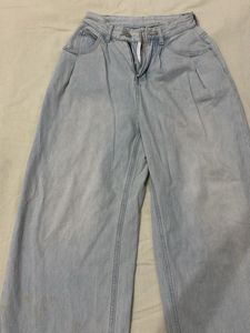 Light Wash Wide Leg Jeans