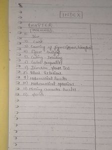 SD Educom Reasoning Class Notes
