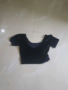 Black Velvet Blouse