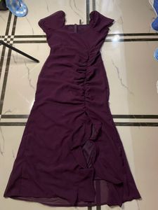 Price Drop AAYU Women Fit And Flare Purple Dress