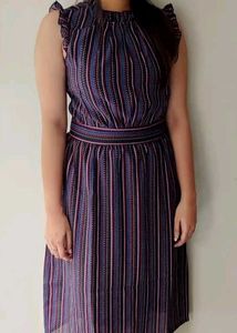 Kassually Printed Maxi Dress | XS |