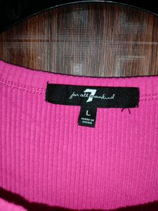 Pink Puff Sleeve Top