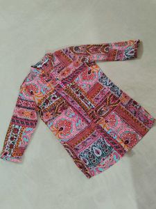Vibrant Paisley Print Tunic