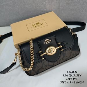 Coach Signature Canvas Shoulder Bag