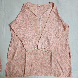 Peach Night Suit | XXL