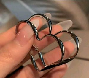 Big heart loop earnings for women's it's totally n
