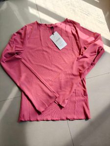 Ribbed Long Sleeve Top