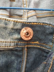 Men's Washed Denim Jeans