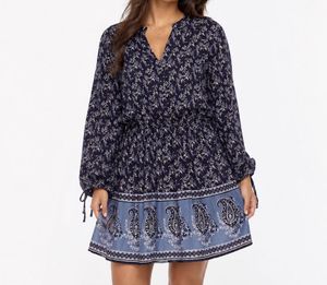 True Craft Boho Paisley Print Dress