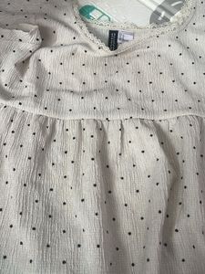 Chic Polka Dot Peplum Top