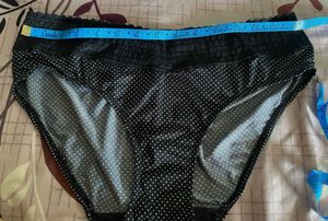 New Worners Black Polka Dot Panty–Lace Waistband