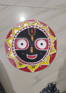 Handmade Jagannath Face Wall Decor