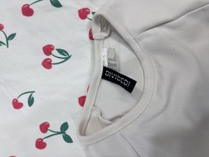 H&amp;M White Mini Dress