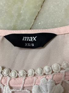 MAX PINK NETTED TOP