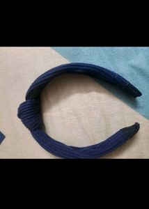 Navy Blue Knotted Headband