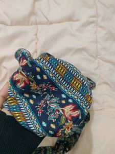 Boho Floral Print Crop Top