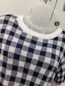Stylish Checked Half Sleeve Top