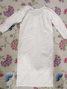White Chikankari Kurta