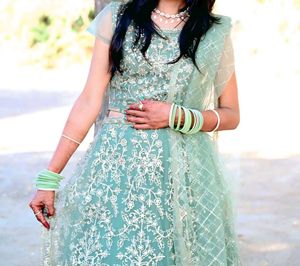Beautiful Green Lehenga Choli