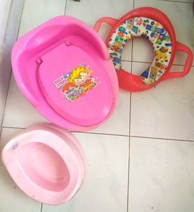 Pink kids Potty 2 units