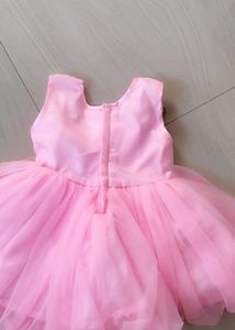 Beautiful Pink and White Partywear Frock