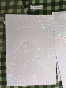 glitter holographic laminating film sheet adhesive