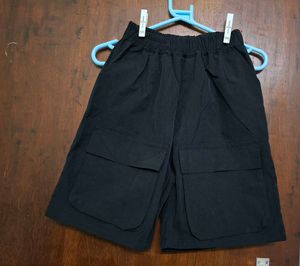 Black Cargo Shorts