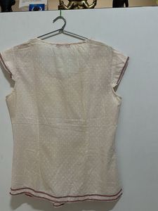 Embroidered Pink Top